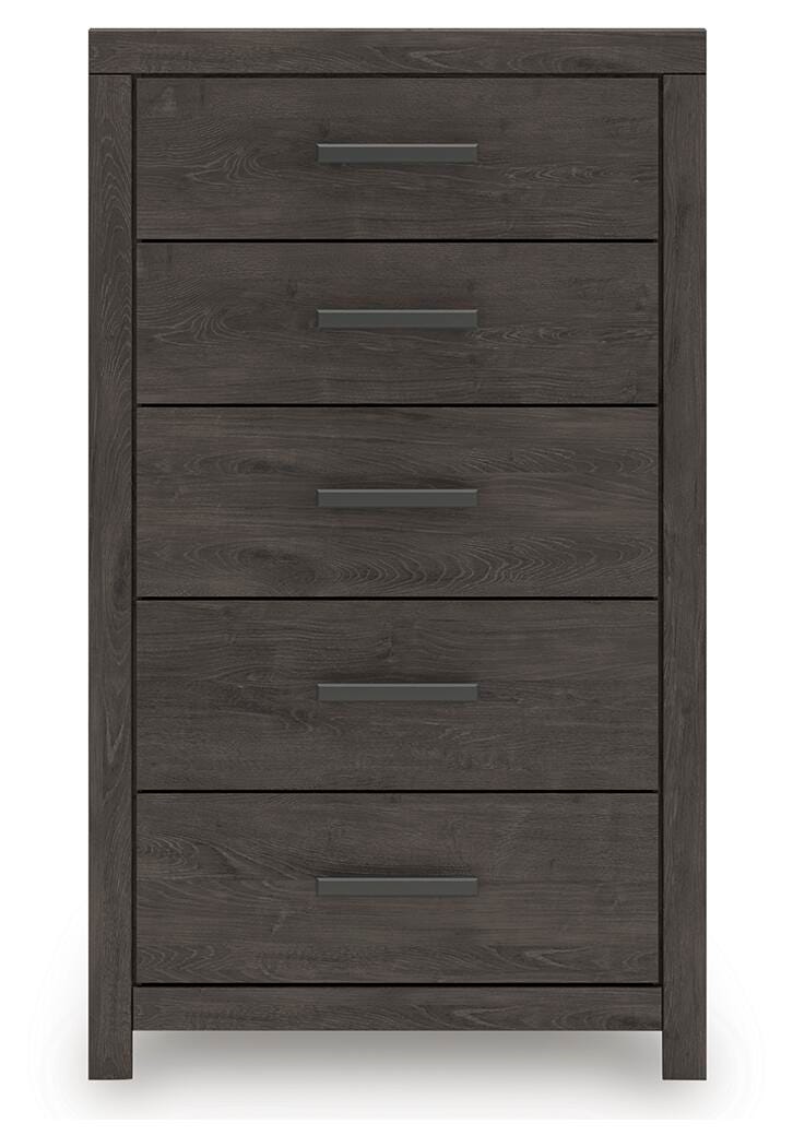 Prendonea Full Panel Bed, Dresser, Mirror, Chest and Nightstand from Ashley Furniture - Luna Furniture