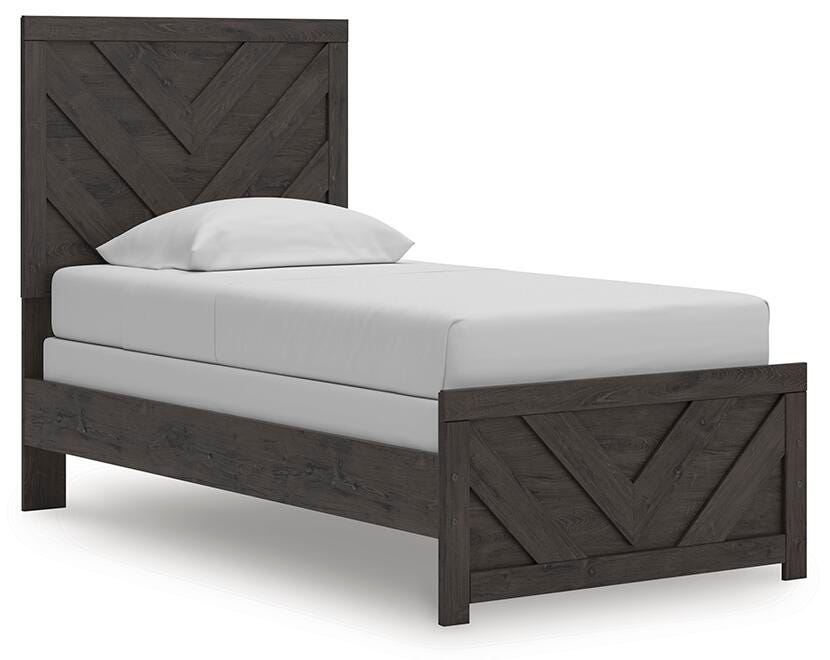 Prendonea Twin Panel Bed, Dresser and Mirror from Ashley Furniture - Luna Furniture