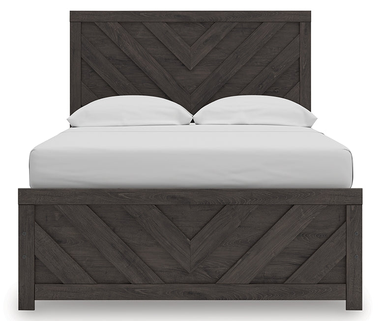 Prendonea Full Panel Bed, Dresser and Mirror from Ashley Furniture - Luna Furniture