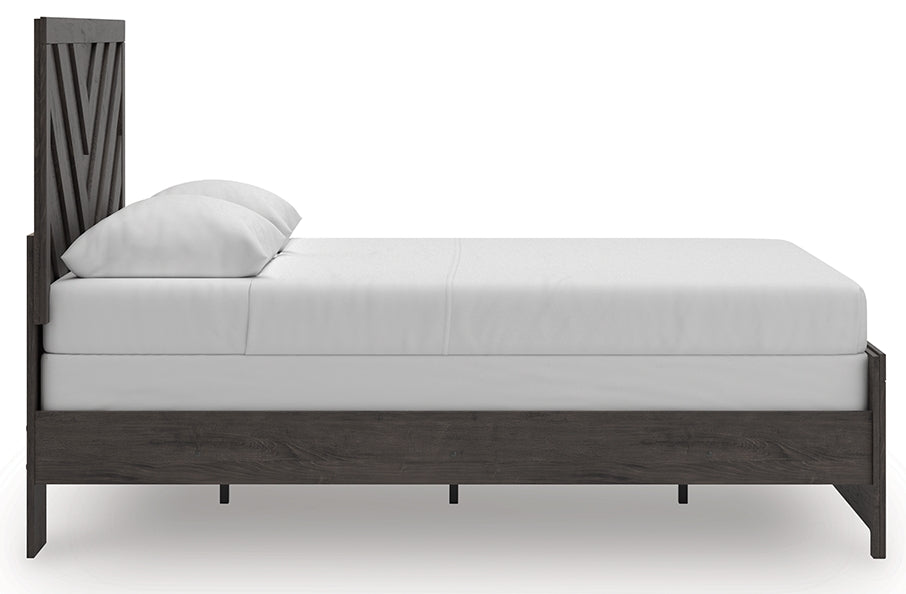 Prendonea Queen Panel Bed, Dresser and Mirror from Ashley Furniture - Luna Furniture