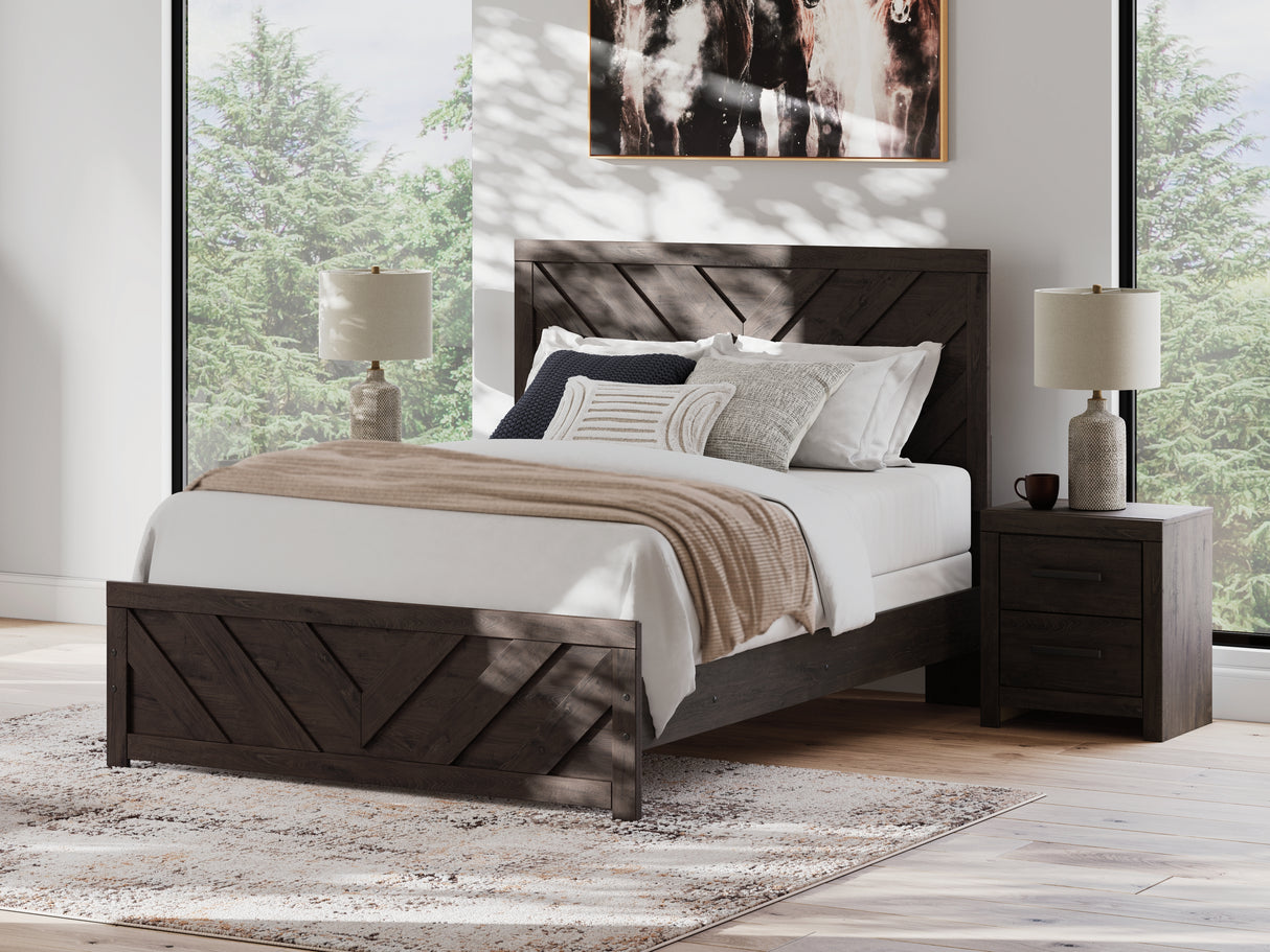 Prendonea Queen Panel Bed, Dresser and Mirror from Ashley Furniture - Luna Furniture