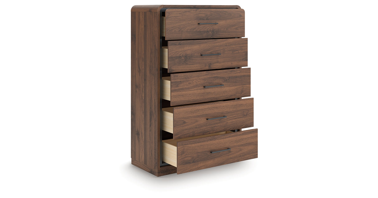 Fortlorn Queen Panel Bed, Dresser, Chest and 2 Nightstands from Ashley Furniture - Luna Furniture