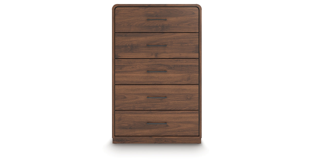 Fortlorn Queen Panel Bed, Dresser, Chest and 2 Nightstands from Ashley Furniture - Luna Furniture