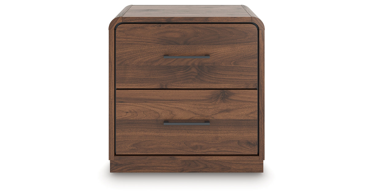 Fortlorn King Panel Bed and 2 Nightstands from Ashley Furniture - Luna Furniture