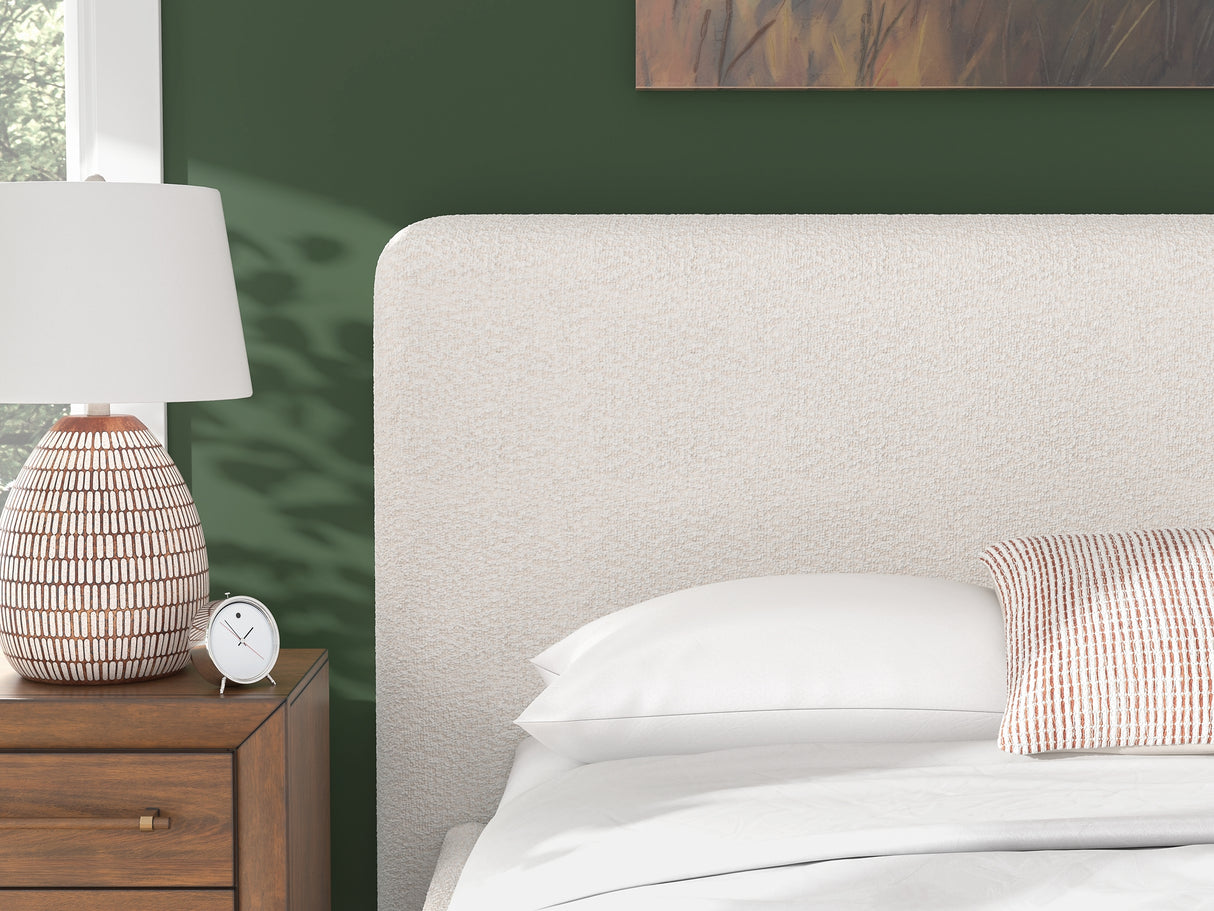 Brintstreet Beige California King Upholstered Bed from Ashley - Luna Furniture