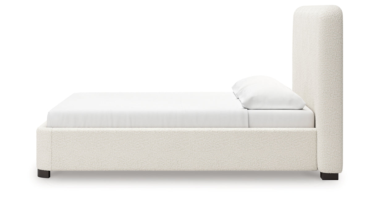 Brintstreet Beige California King Upholstered Bed from Ashley - Luna Furniture
