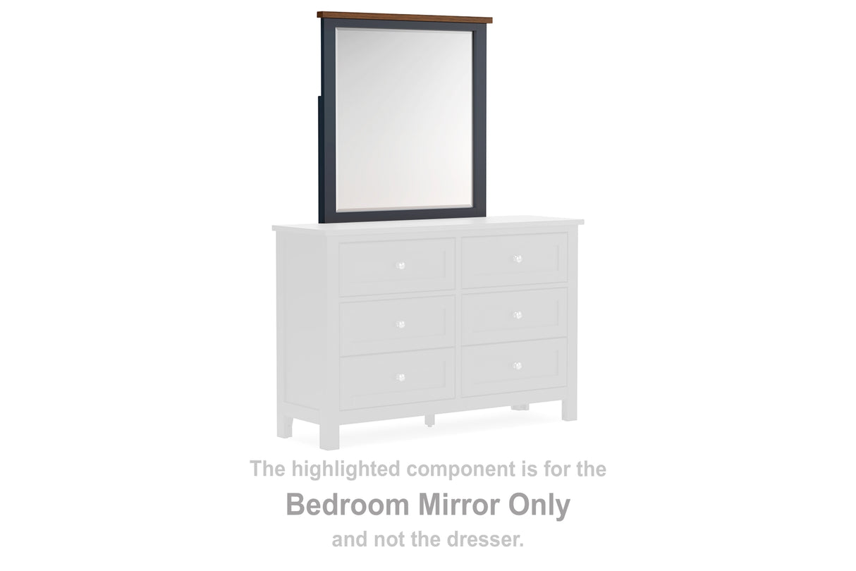 Landocken Brown/Blue Bedroom Mirror (Mirror Only) from Ashley - Luna Furniture