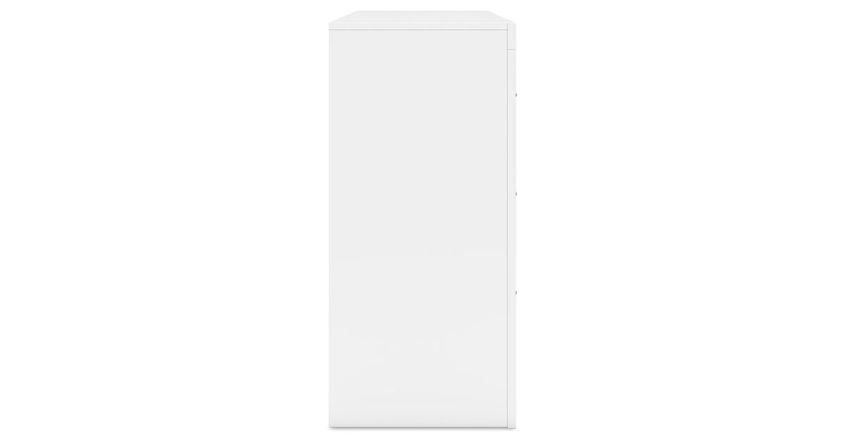 Binterglen Queen Panel Bed with Dresser and 2 Nightstands in White from Ashley Furniture - Luna Furniture