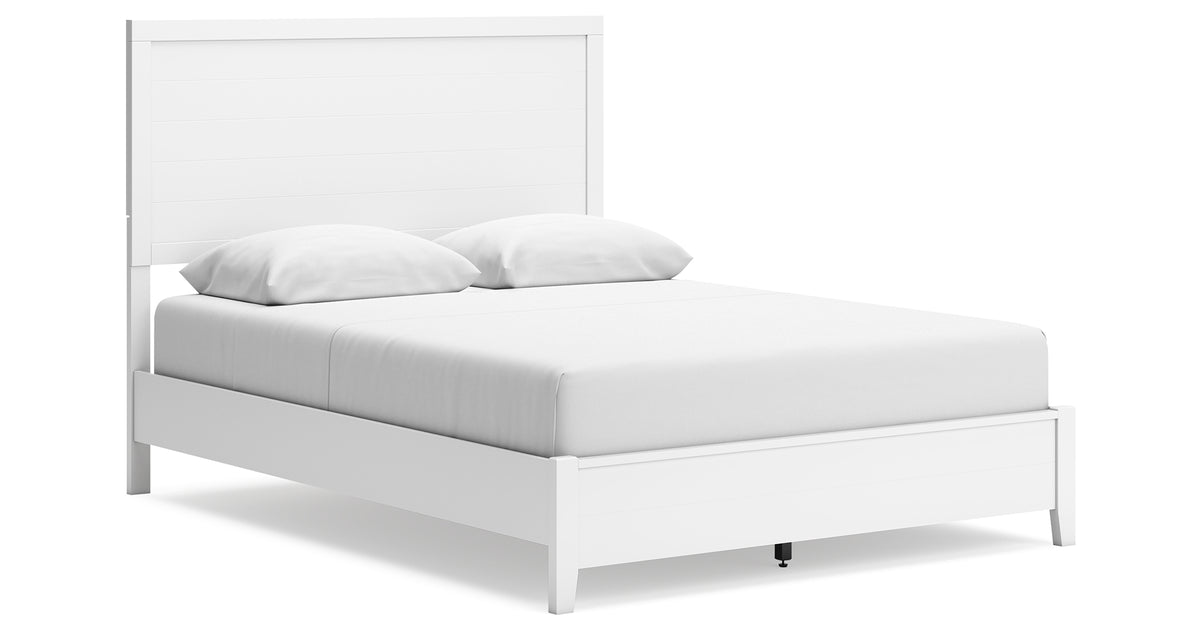 Binterglen White Queen Panel Bed from Ashley - Luna Furniture