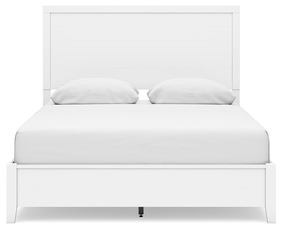 Binterglen White Queen Panel Bed from Ashley - Luna Furniture