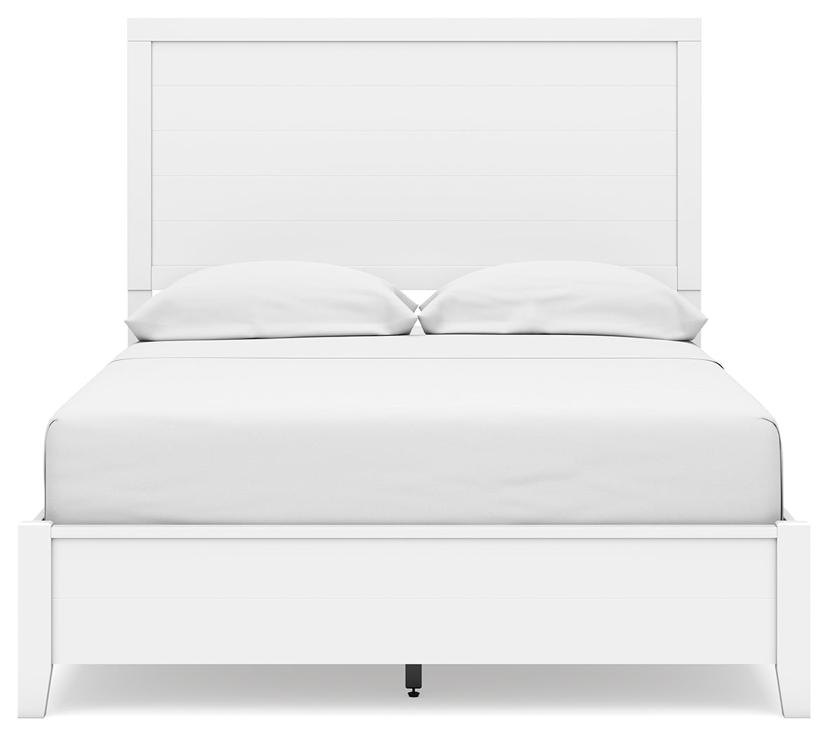 Binterglen White Full Panel Bed with Mirrored Dresser from Ashley Furniture - Luna Furniture