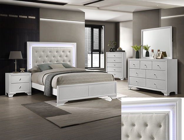 Lyssa Frost Bedroom Mirror (Mirror Only) from Crown Mark - Luna Furniture