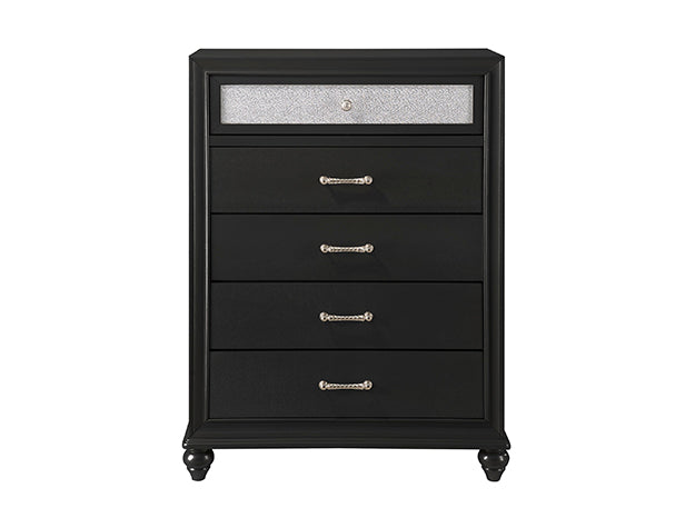 Lila Black Chest from Crown Mark - Luna Furniture
