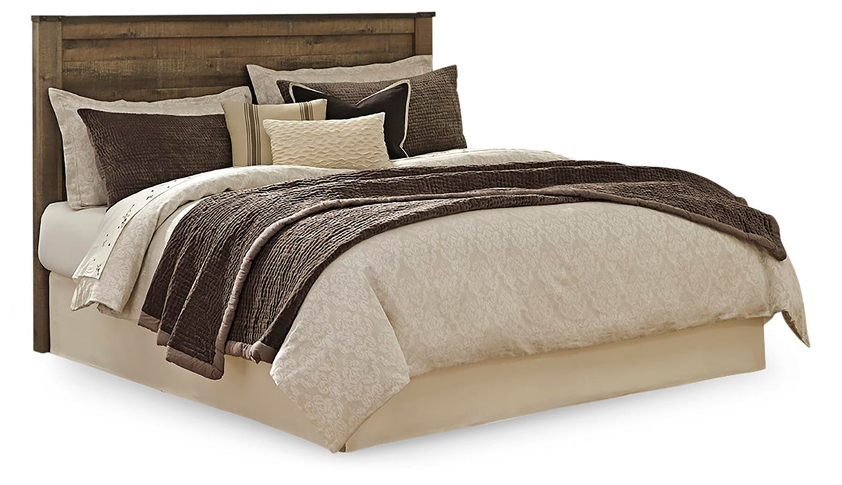 Trinell Brown King/California King Panel Headboard, Dresser, Mirror and Nightstand from Ashley Furniture - Luna Furniture