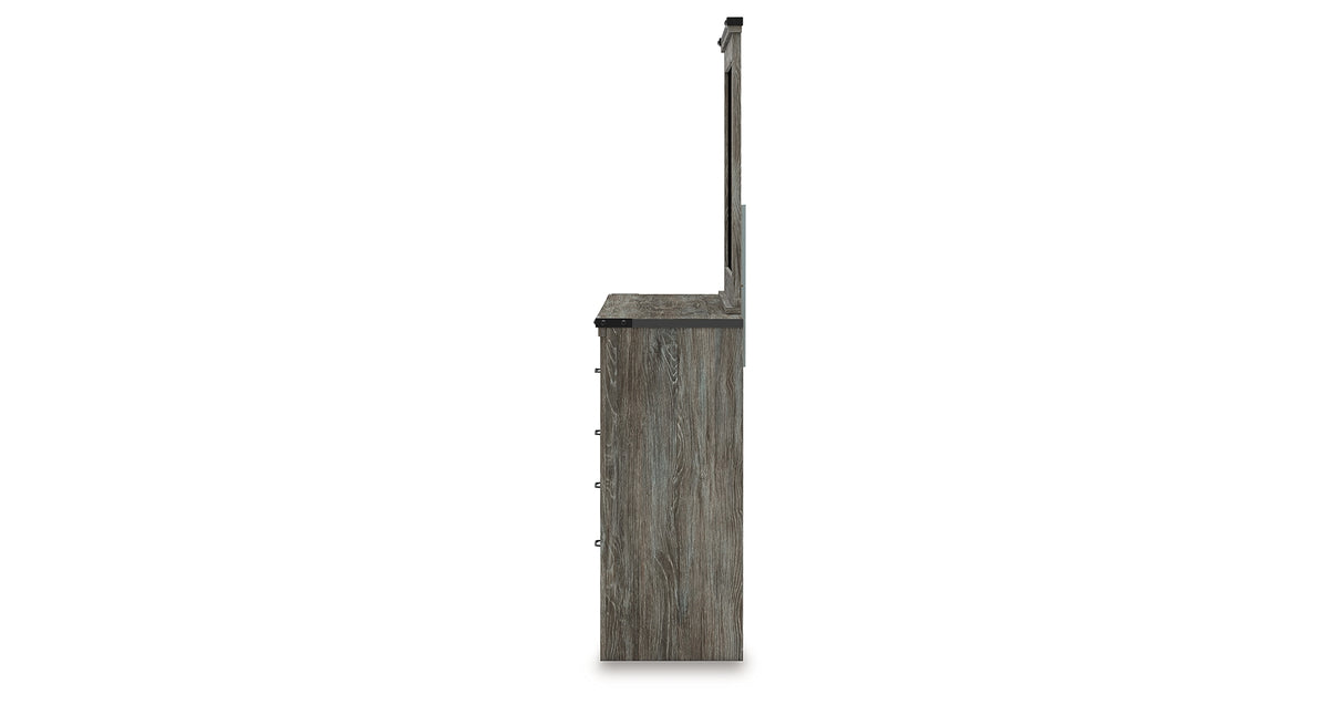 Frandern Twin Bookcase Bed, Dresser and Mirror from Ashley - Luna Furniture