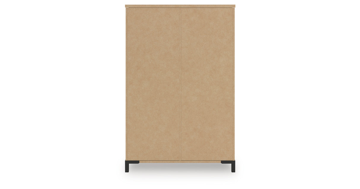 Frandern Full Bookcase Panel Bed with Storage, Dresser, Mirror and Chest from Ashley - Luna Furniture