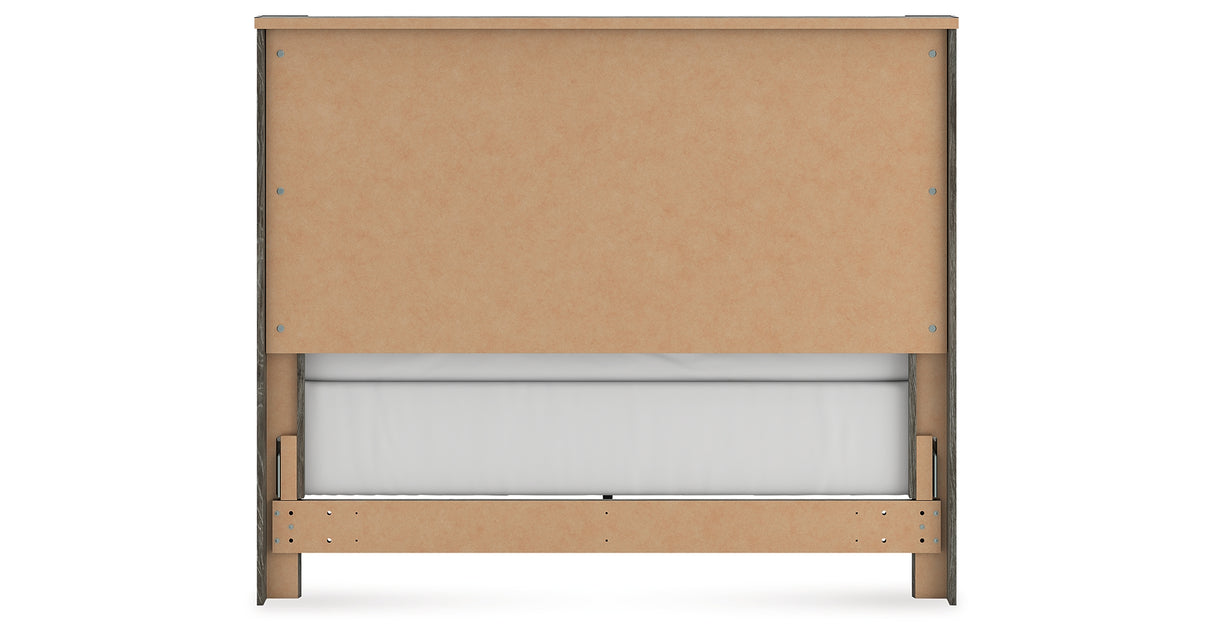 Frandern Queen Panel Bed, Dresser and Mirror from Ashley Furniture - Luna Furniture