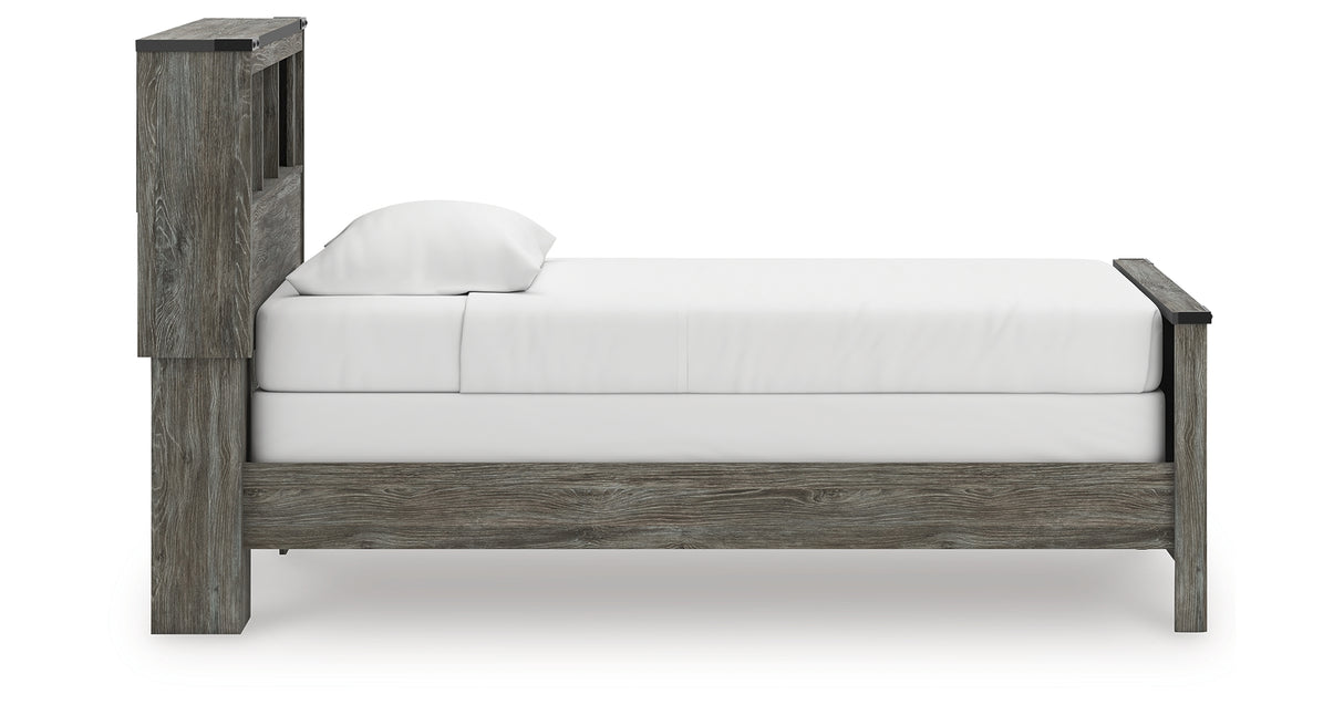 Frandern Twin Bookcase Bed, Dresser and Mirror from Ashley - Luna Furniture
