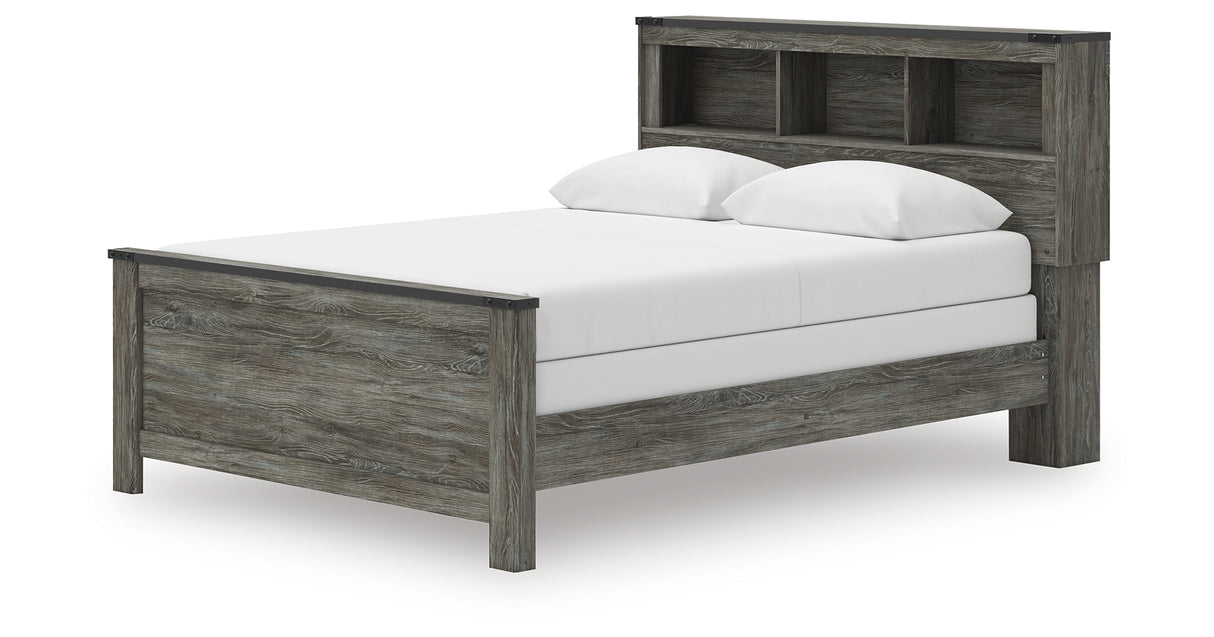 Frandern Queen Bookcase Bed, Dresser and Mirror from Ashley - Luna Furniture