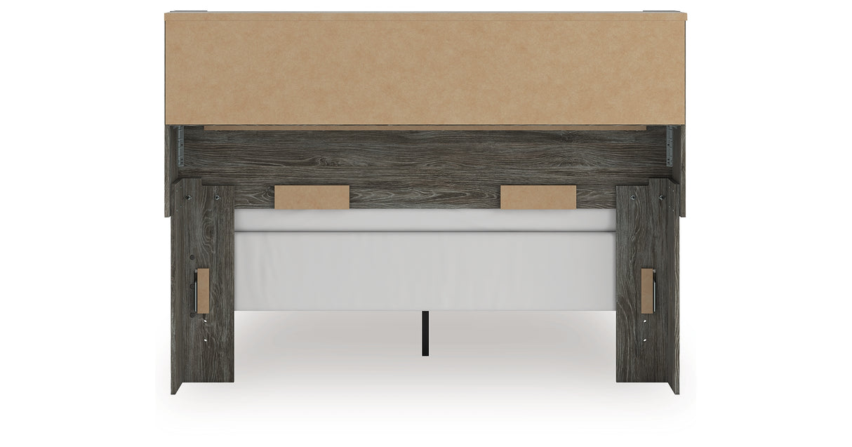 Frandern Queen Bookcase Bed, Dresser and Mirror from Ashley - Luna Furniture