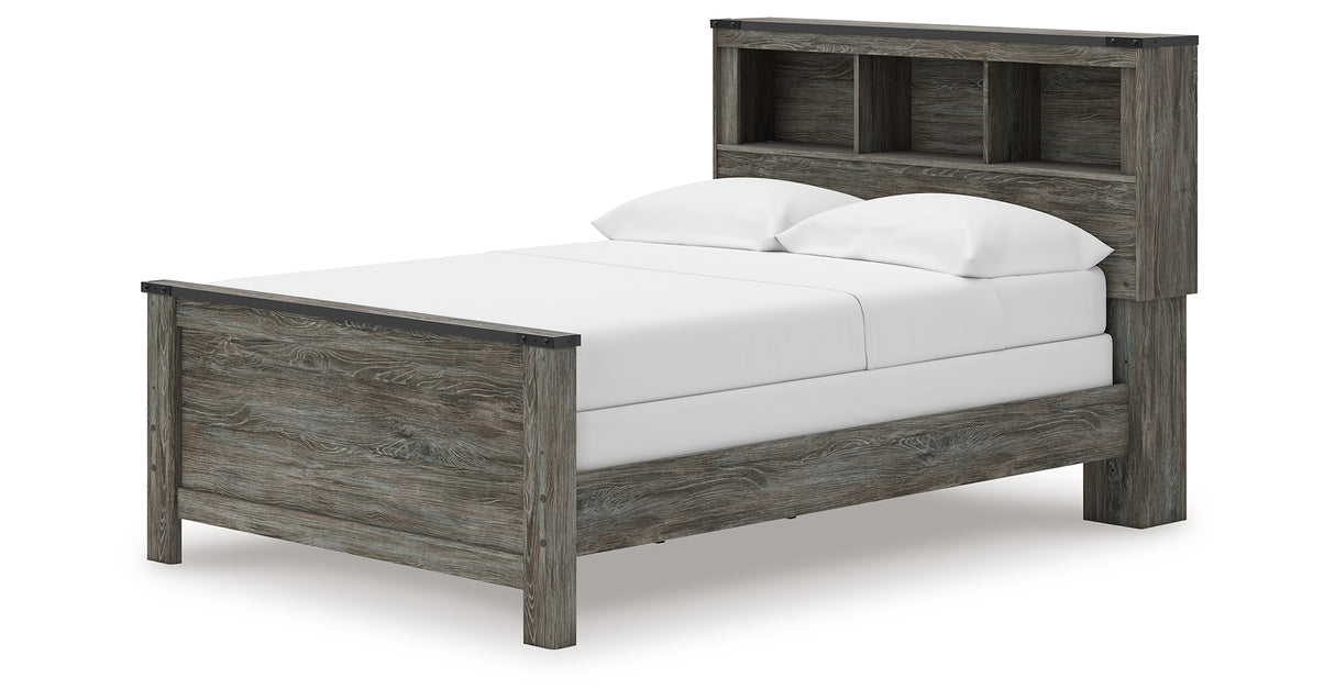 Frandern Full Bookcase Bed, Dresser and Mirror from Ashley - Luna Furniture