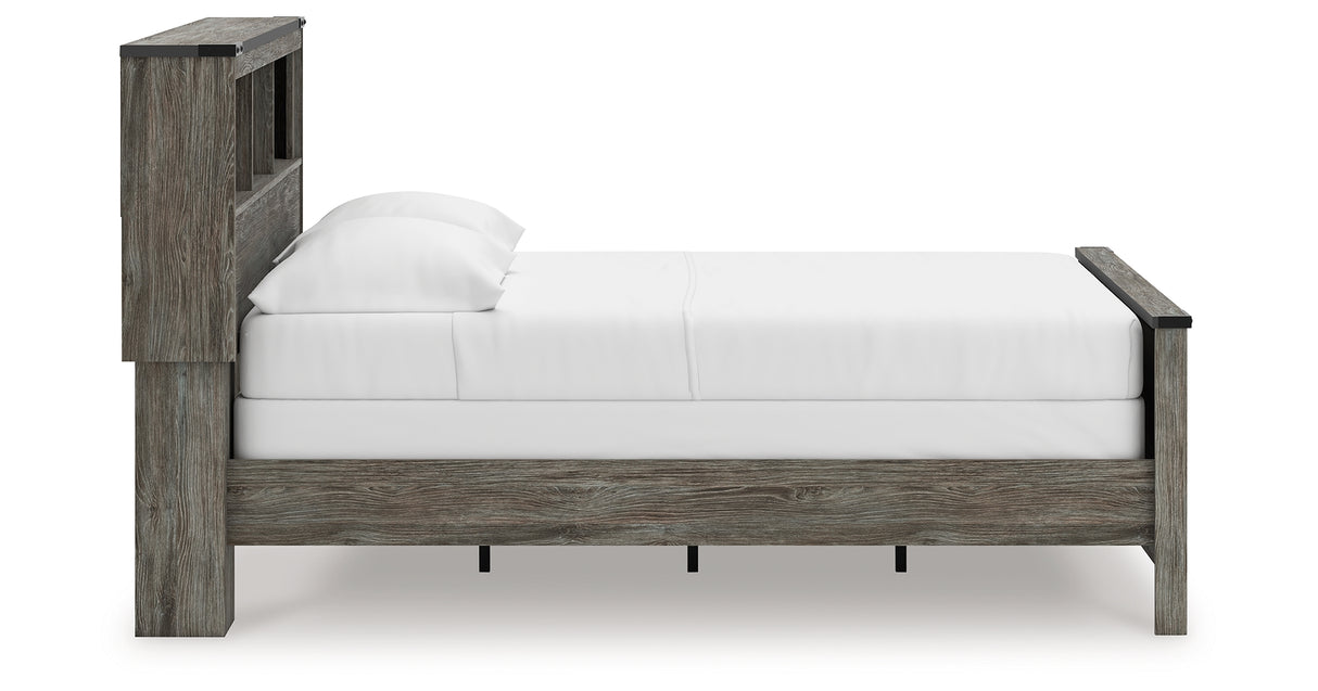 Frandern Full Bookcase Bed, Dresser and Mirror from Ashley - Luna Furniture