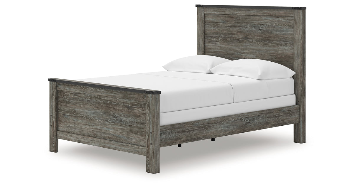 Frandern Full Panel Bed, Dresser and Mirror from Ashley Furniture - Luna Furniture