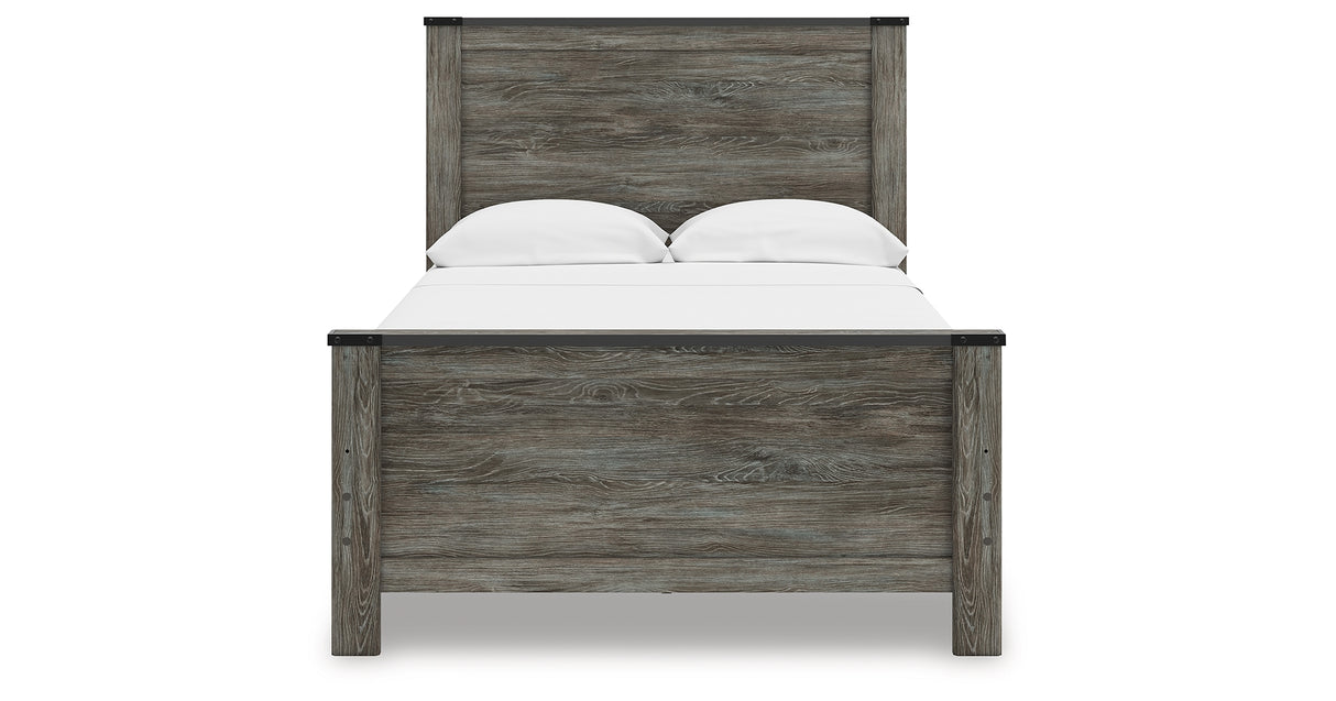 Frandern Full Panel Bed, Dresser and Mirror from Ashley Furniture - Luna Furniture