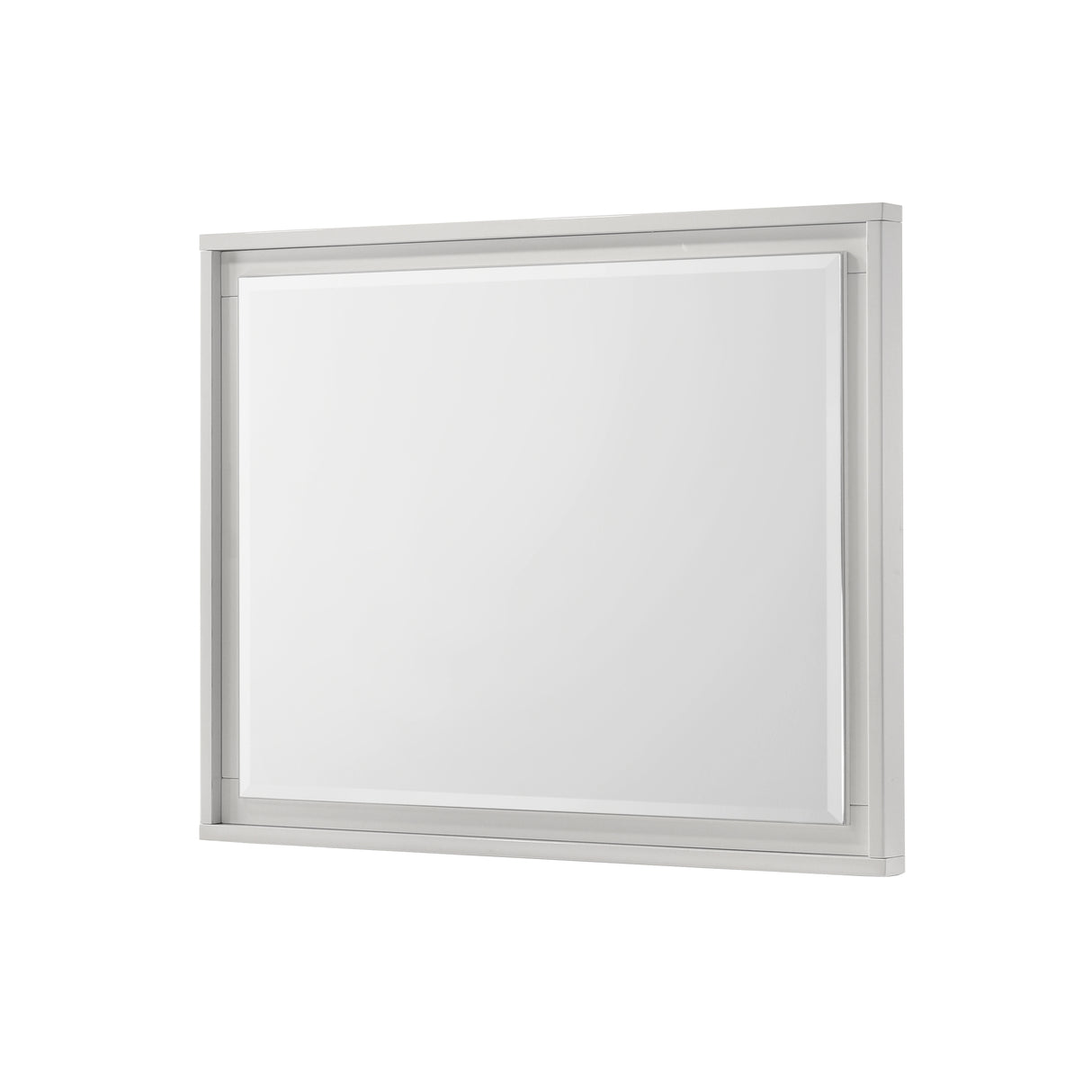 Ayla White Bedroom Mirror (Mirror Only) from Crown Mark - Luna Furniture