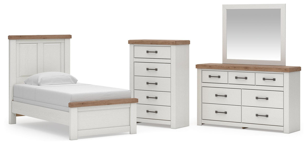 Savonport in White/Brown from Ashley - Luna Furniture