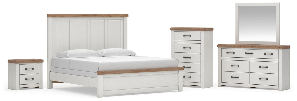 Savonport in White/Brown from Ashley - Luna Furniture