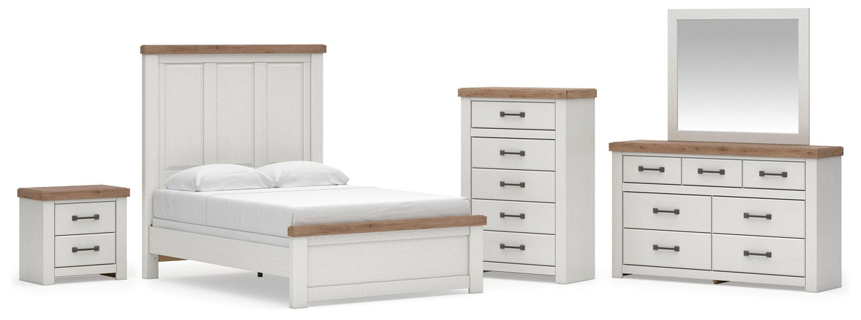 Savonport in White/Brown from Ashley - Luna Furniture