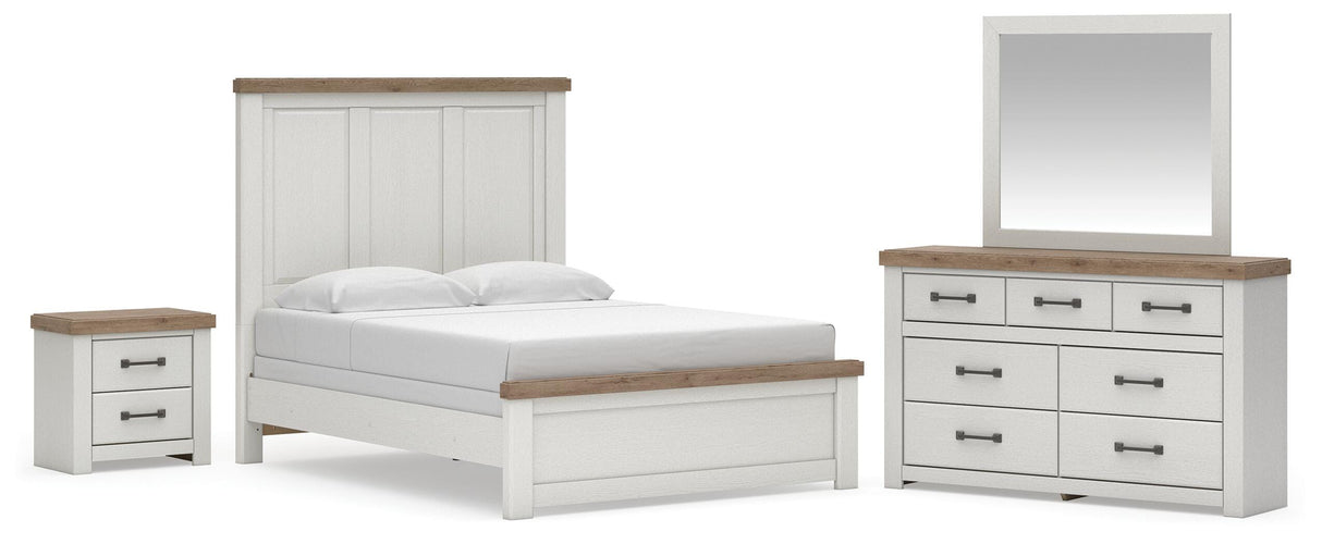 Savonport in White/Brown from Ashley - Luna Furniture