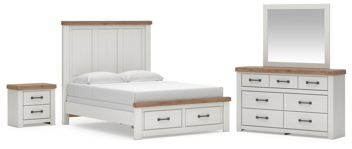 Savonport in White/Brown from Ashley - Luna Furniture