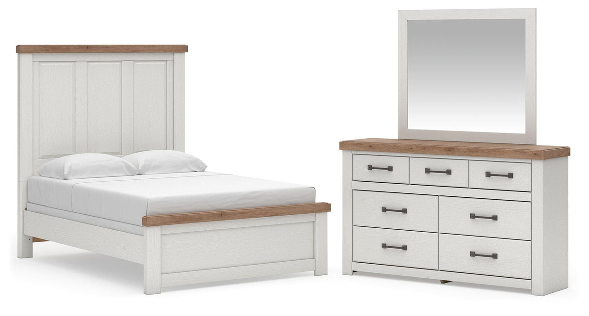 Savonport in White/Brown from Ashley - Luna Furniture