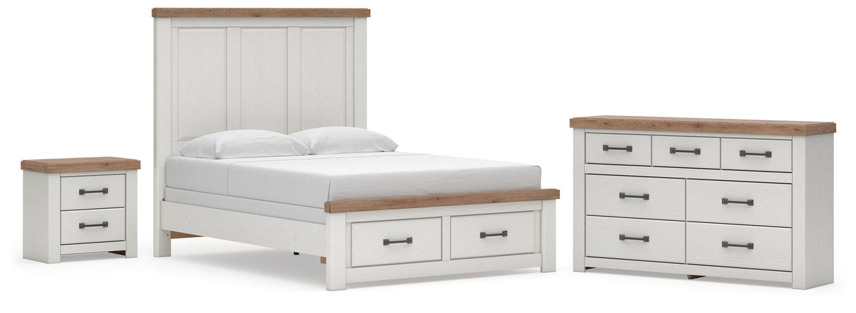 Savonport in White/Brown from Ashley - Luna Furniture