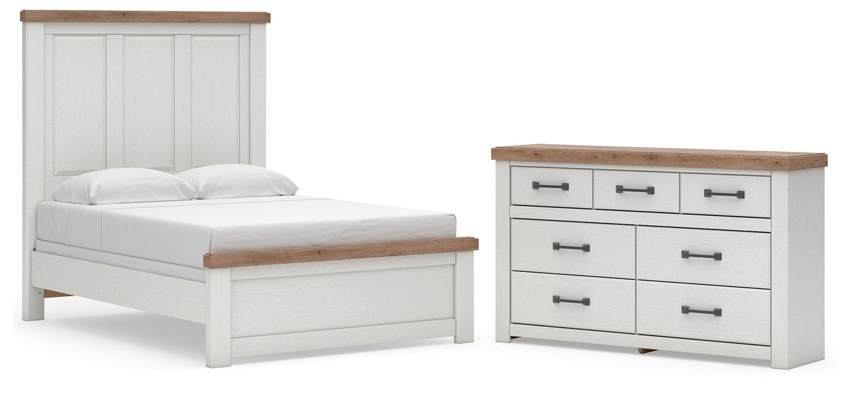 Savonport in White/Brown from Ashley - Luna Furniture