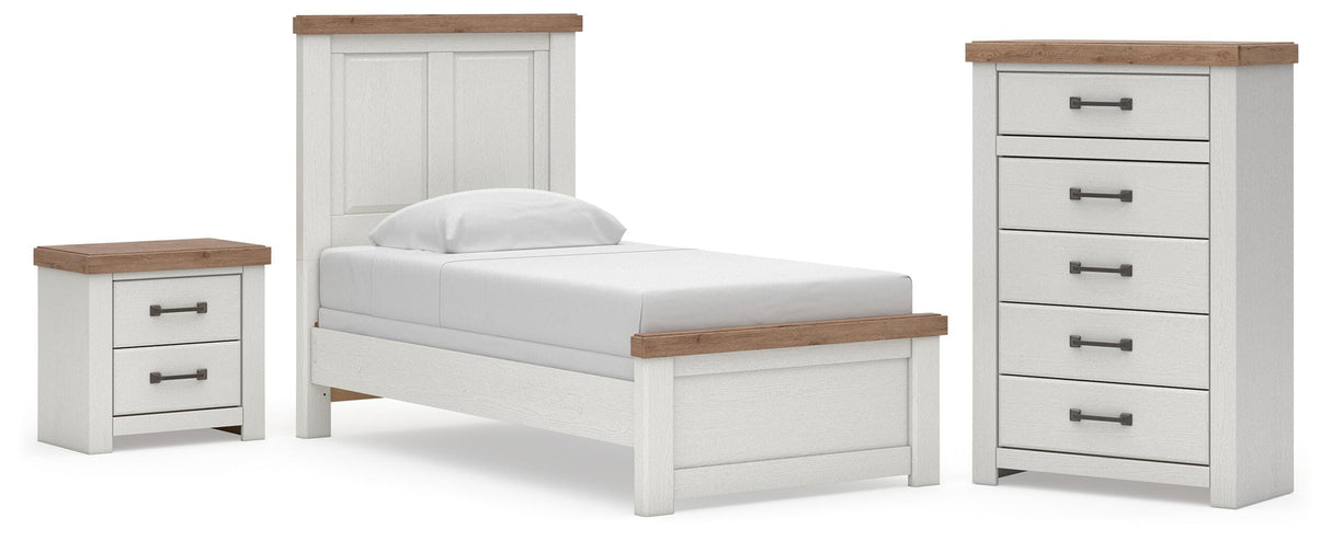 Savonport in White/Brown from Ashley - Luna Furniture