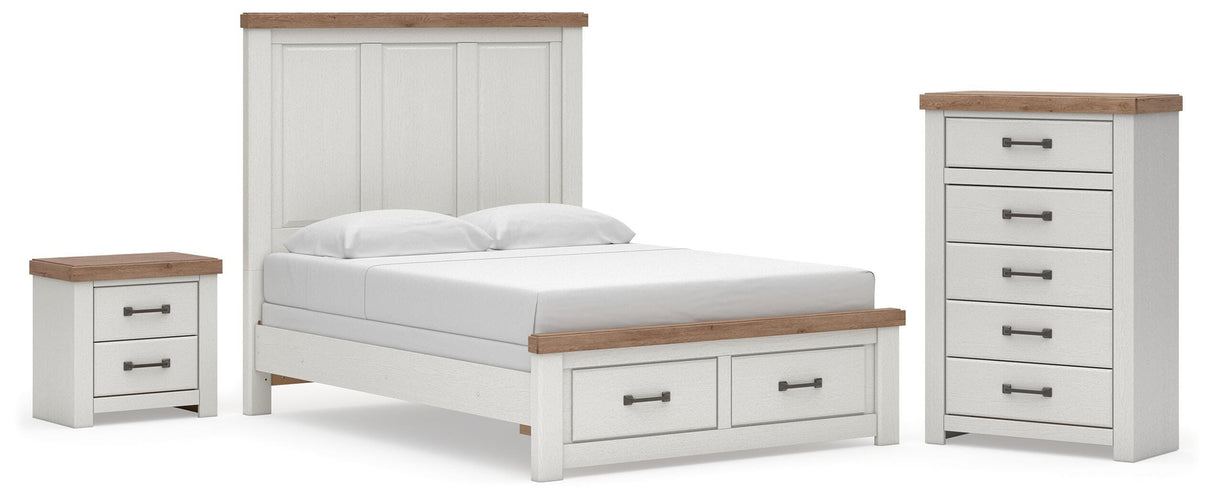 Savonport in White/Brown from Ashley - Luna Furniture