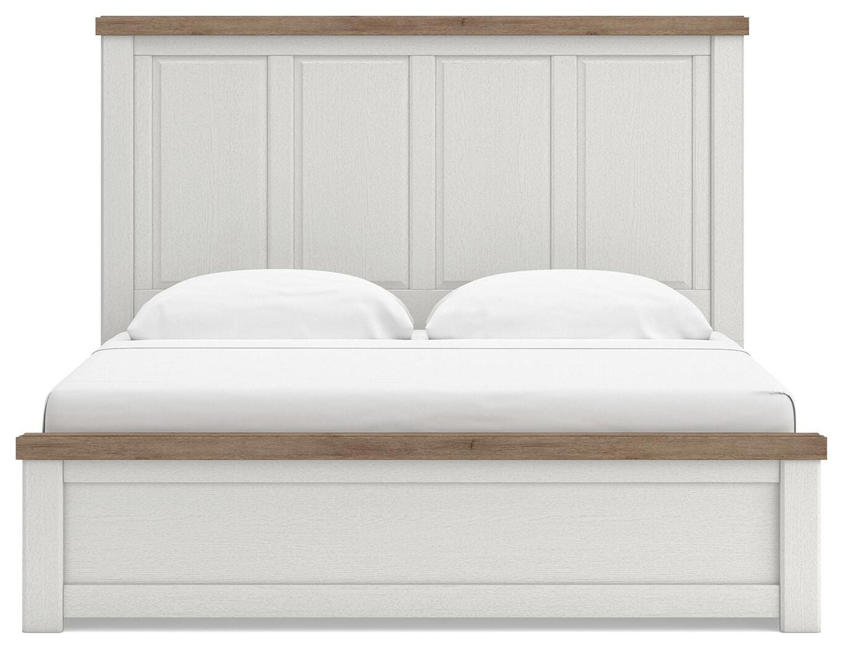 Savonport in White/Brown from Ashley - Luna Furniture
