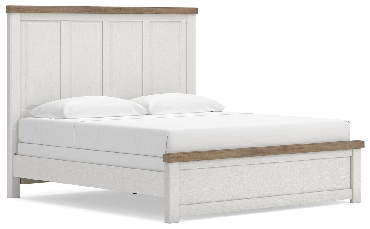 Savonport in White/Brown from Ashley - Luna Furniture