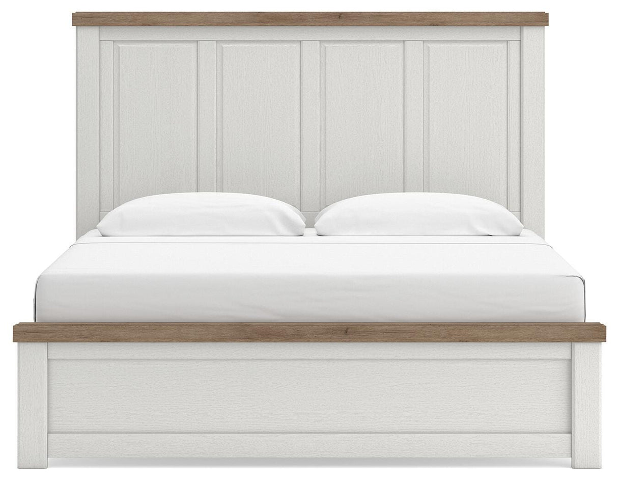Savonport in White/Brown from Ashley - Luna Furniture
