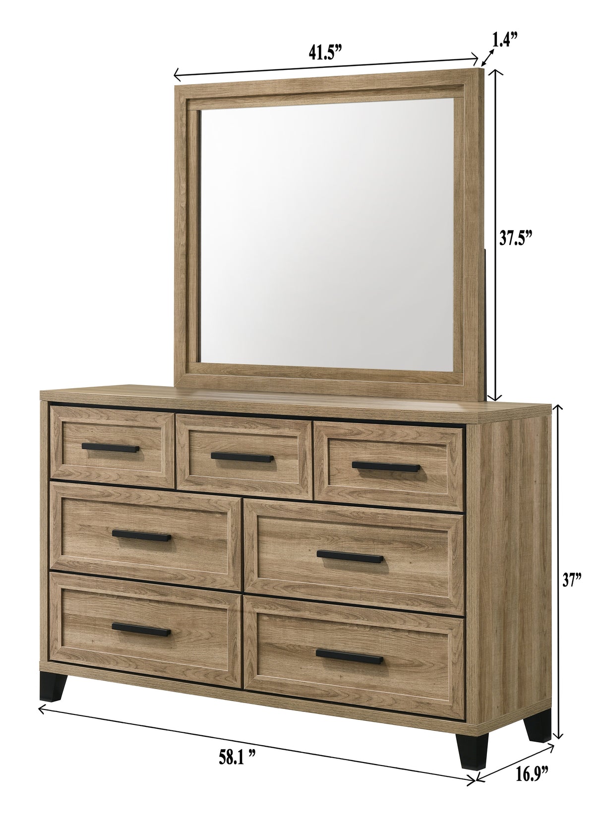 Jameson Brown Bedroom Set from Crown Mark - Luna Furniture