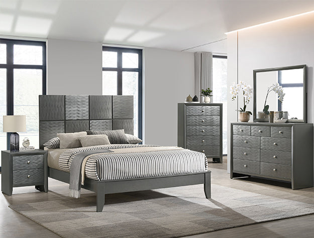 Denker Gunmetal Chest from Crown Mark - Luna Furniture