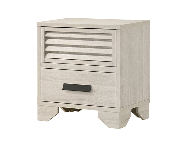 Sarter White Nightstand from Crown Mark - Luna Furniture