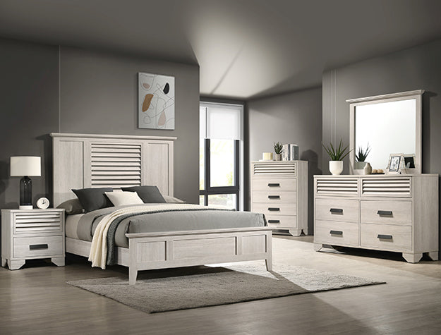 Sarter White Nightstand from Crown Mark - Luna Furniture