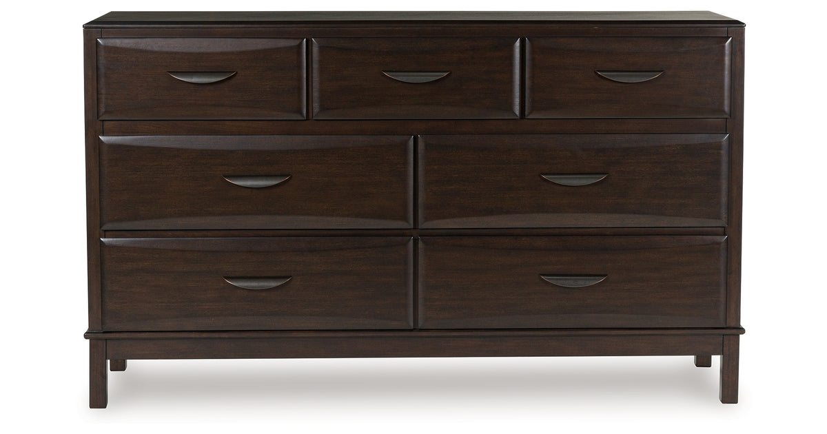 Vanmore Dark Brown Dresser from Ashley - Luna Furniture