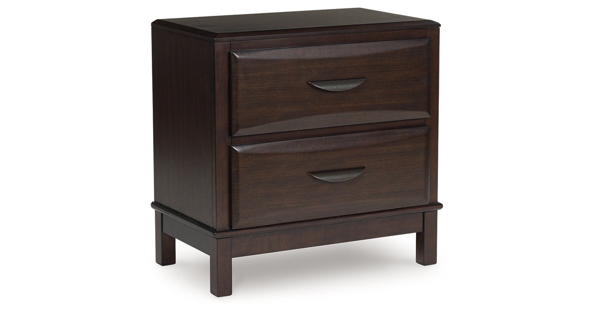 Vanmore Dark Brown Nightstand from Ashley - Luna Furniture