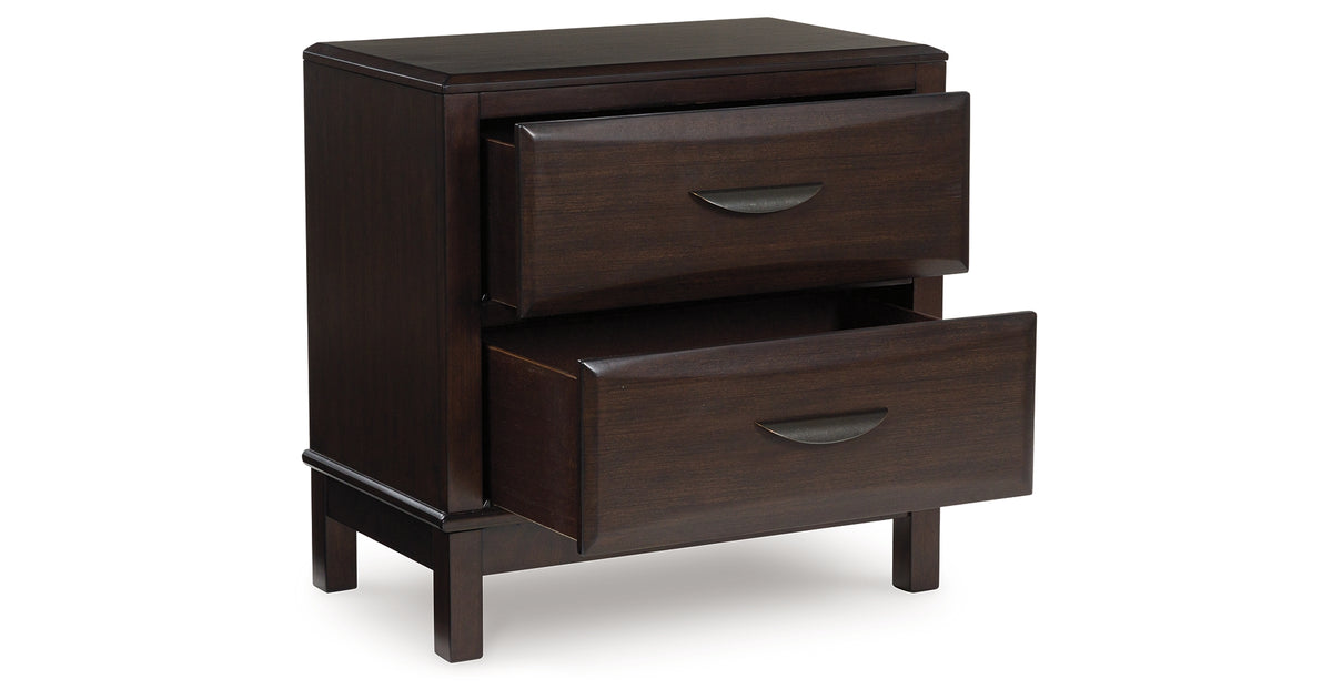 Vanmore Dark Brown Nightstand from Ashley - Luna Furniture