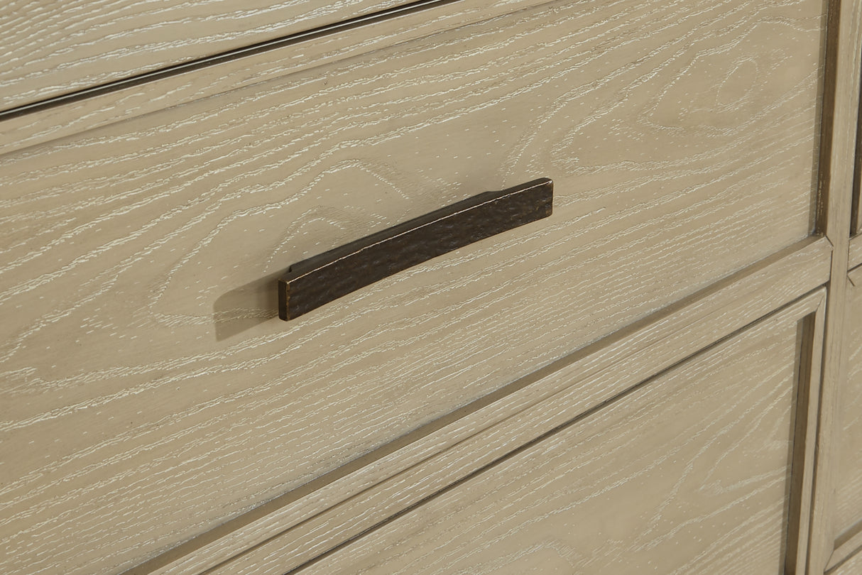 Calmoro Gray Dresser and Mirror from Ashley Furniture - Luna Furniture